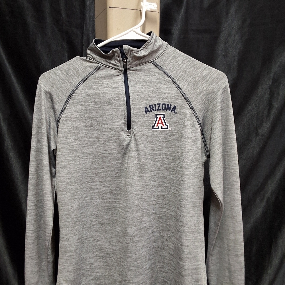 Gray Arizona Quarter-Zip Pullover